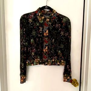 Floral Jacket & Button-Up Shirt